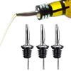 2Pcs Stainless Oil Steel Liquor Wine Bottle Pourer Dispenser Cap Spout Stopper