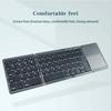 Foldable Tablet Keyboard With Touchpad Wireless Keyboard Lightweight Bluetooth-compatible for Universal Tablet Phone