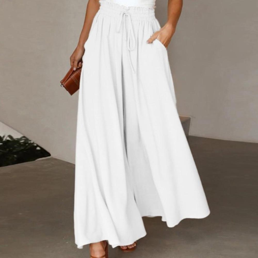 Casual Wide-leg Explosion Loose Casual Fashion Trousers Women S белый