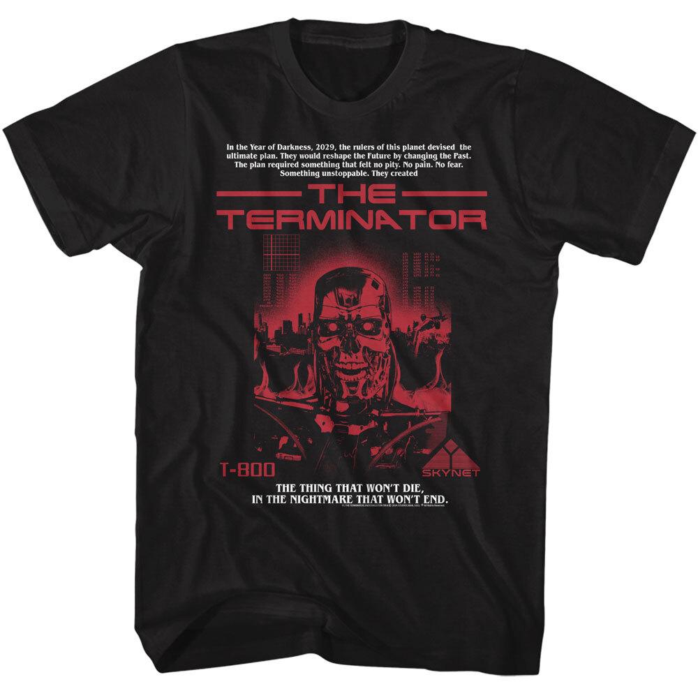 The Terminator Year Of Darkness 2029 T800 The Thing That Won t Die Men T Shirt L
