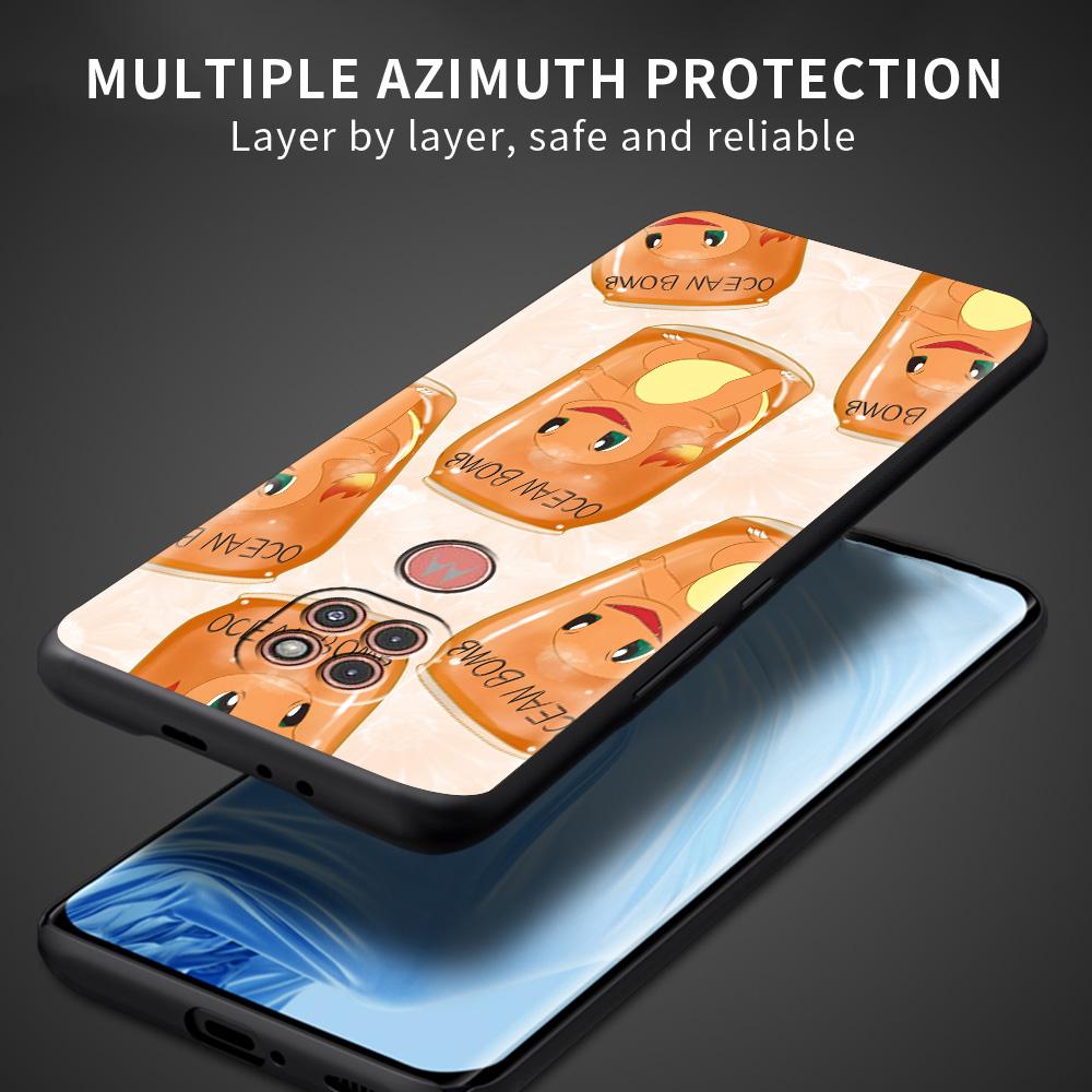 Pouzdro pro Motorola G30 One Fusion Plus G9 Play G60 E30 G8 Power Lite G50 Edge 20 Hyper G200 Kryt na telefon Pokemon Funda Capa