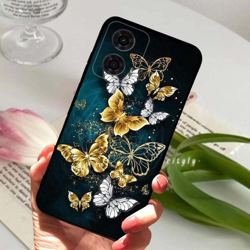 For Moto G24 Power Case G 24 Animal Silicone Soft TPU Phone Back Cover For Motorola Moto G23 G20 Catoon Protective Bumper Fundas
