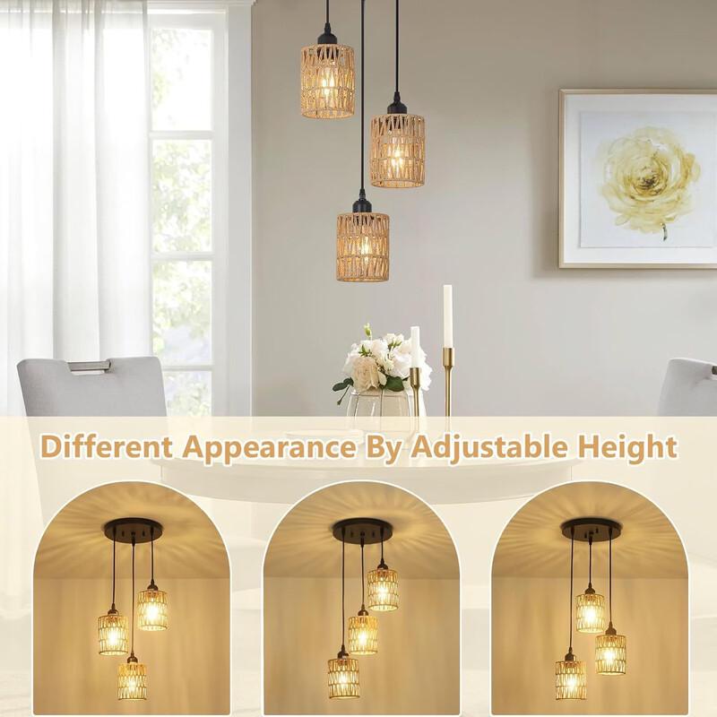 Oeny Woven Rope Single Head Ceiling Light