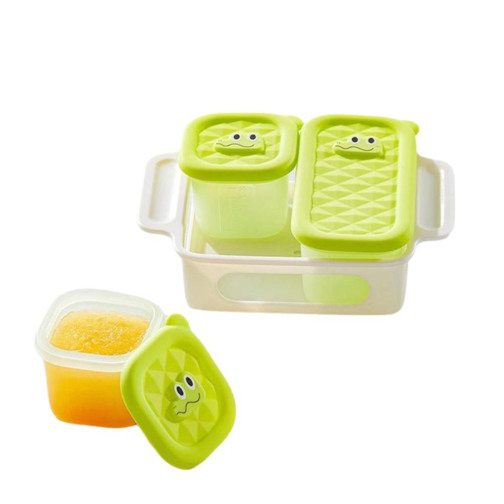 Square Shape Silicone Ice Cube Mold Heat Resistance Food Storage Container  Fruit Storage