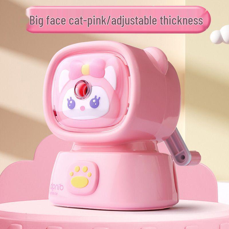 Capybara Hand-Crank Pencil Sharpener for Kids and Students