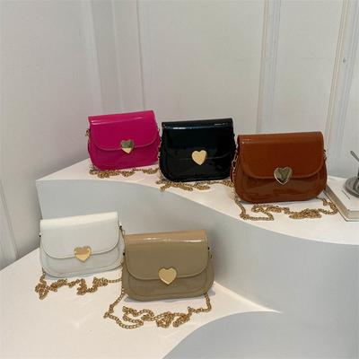 Women'S Bag Fashion Small Square Bag Fashion Chain Shoulder Bag Small Fresh Love Messenger Bag