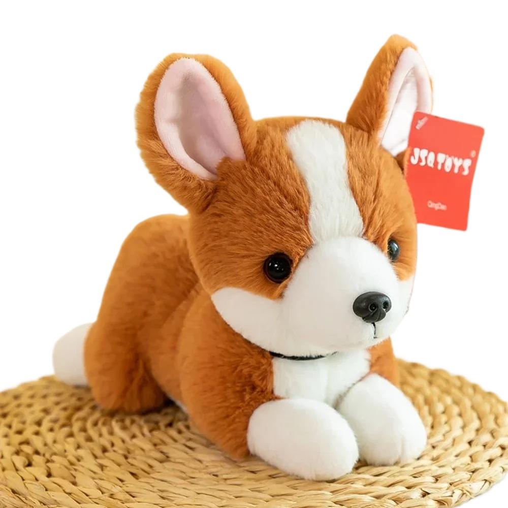 30CM Funny Party Dog Plush Toy Corgi Bulldog Husky Cute Super Soft Birthday Gift Doll Send Friends Kids Festive Decoration
