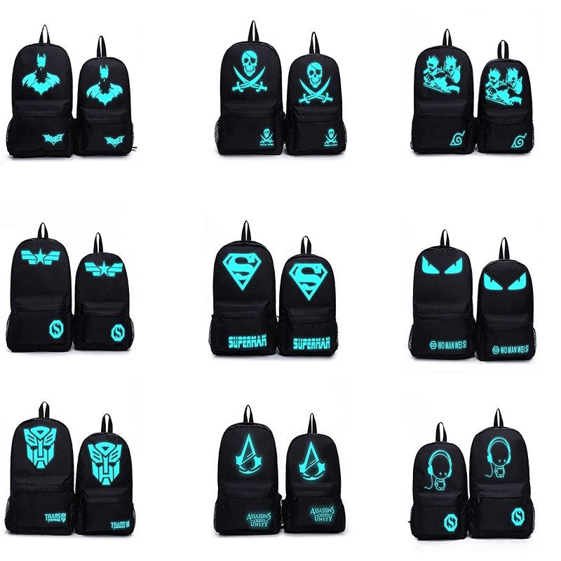 Hochwertiger Nachtleuchtender Rucksack Modische Schultasche Mit Zeitlosem Design Für Teenager