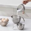 304 Stainless Steel Measuring Cup with Handle Scale Large Capacity Multifunction Egg Liquid Mixing Bowl Kitchen Supplies
