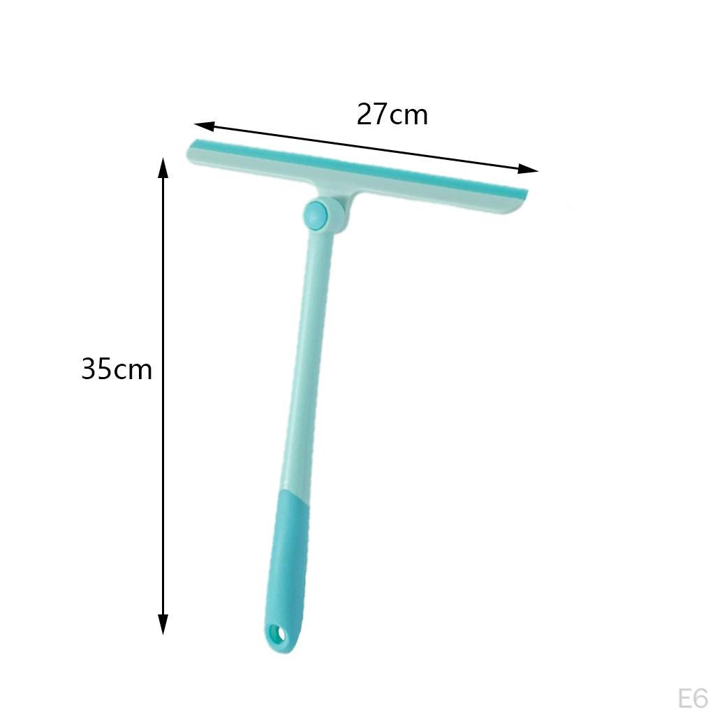 Portable Silicone Bathroom Shower Window Squeegee , Lightweight