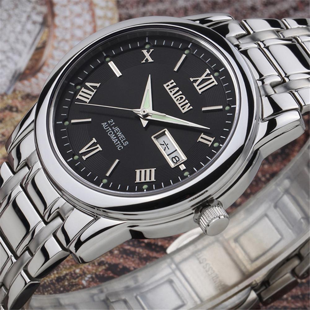 HAIQIN Men's Mechanical Waterproof Watches