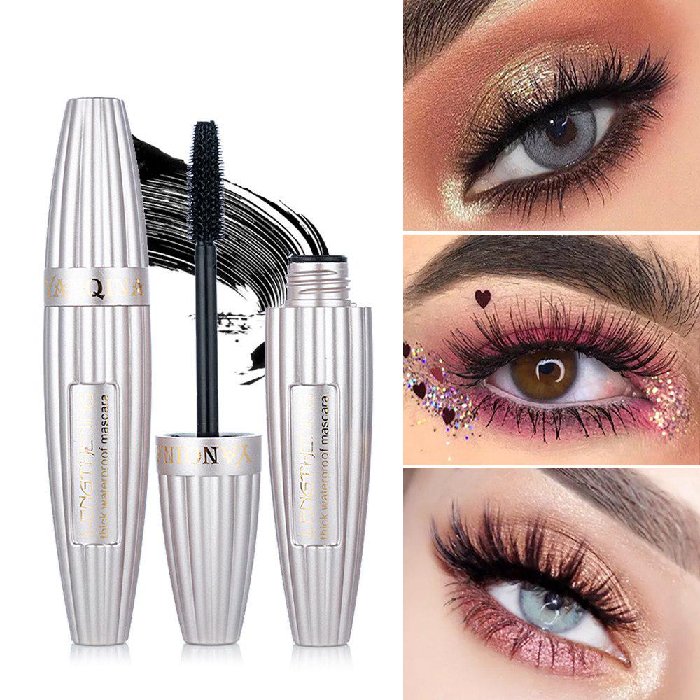 Профессиональная тушь для ресниц Водостойкая силиконовая кисточка Удлиненная толстая завитая тушь для роста ресниц Длинные