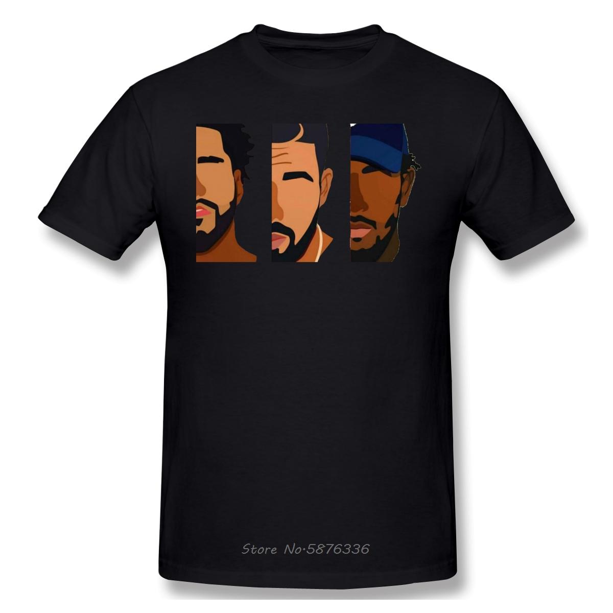Drake J Cole Kendrick Lamar TShirt Unisex Birthday Gifts Short Sleeves Funny Tees O Neck Cotton Clothes Humor T Shirt S