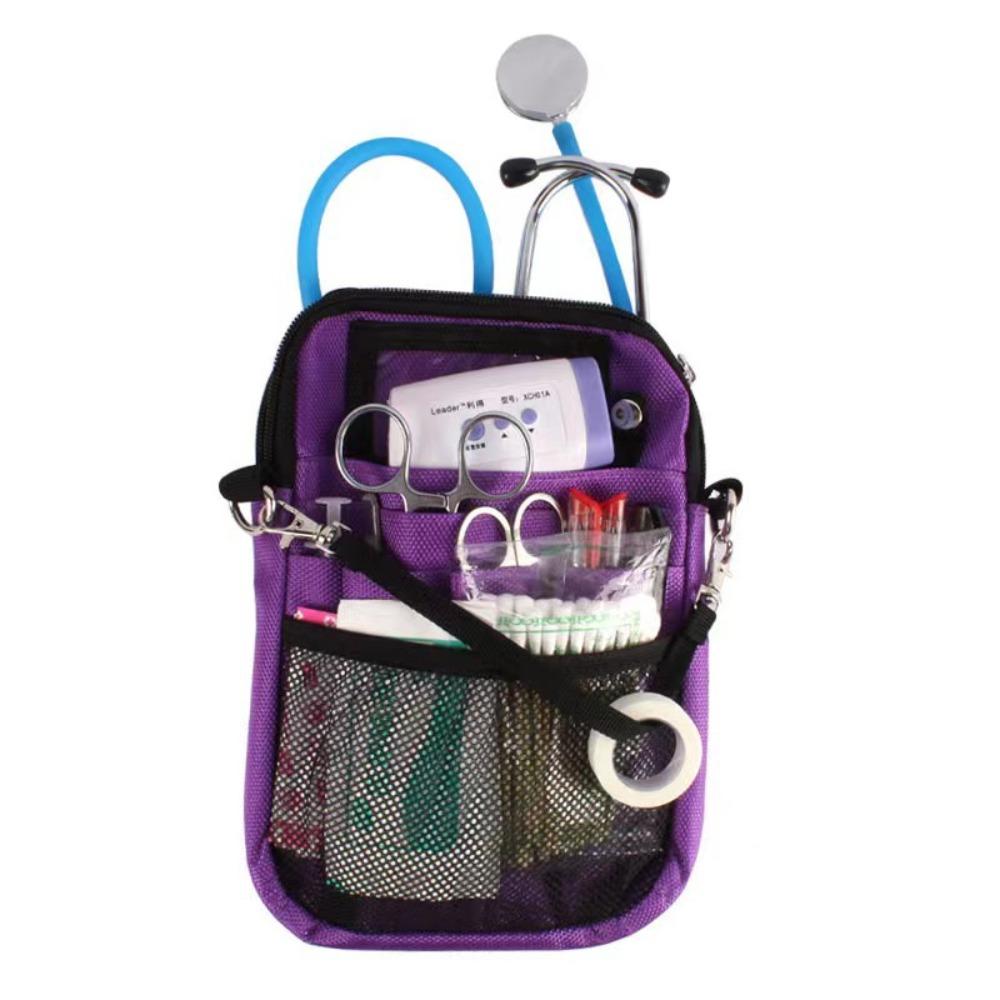 Adjustable Strap Nurse Crossbody Bag Multi Pocket Nurse Waist Pouch Nurse Hip Bag  Nursing Student