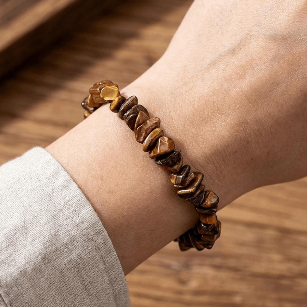 Tiger Eye Crystal Bracelet Elegant Gemstone Jewelry New Natural Stone Bracelet  Jewelry Gift