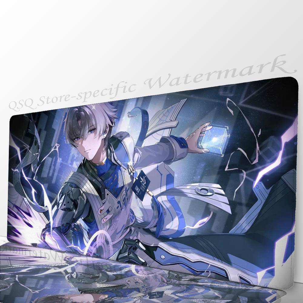 Xiangli Yao Anime Game W-Wuthering Waves Mousepad Mouse Mat Desk Mat With Pad Gaming Accessories Prime Gaming XXL Keyboard Pad