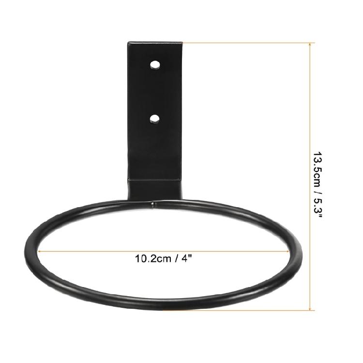 Indoor Outdoor Iron Plant Holder Wall Mount Flower Pots Rings for Balcony and Garden Decorative Hanging Planter Bracket