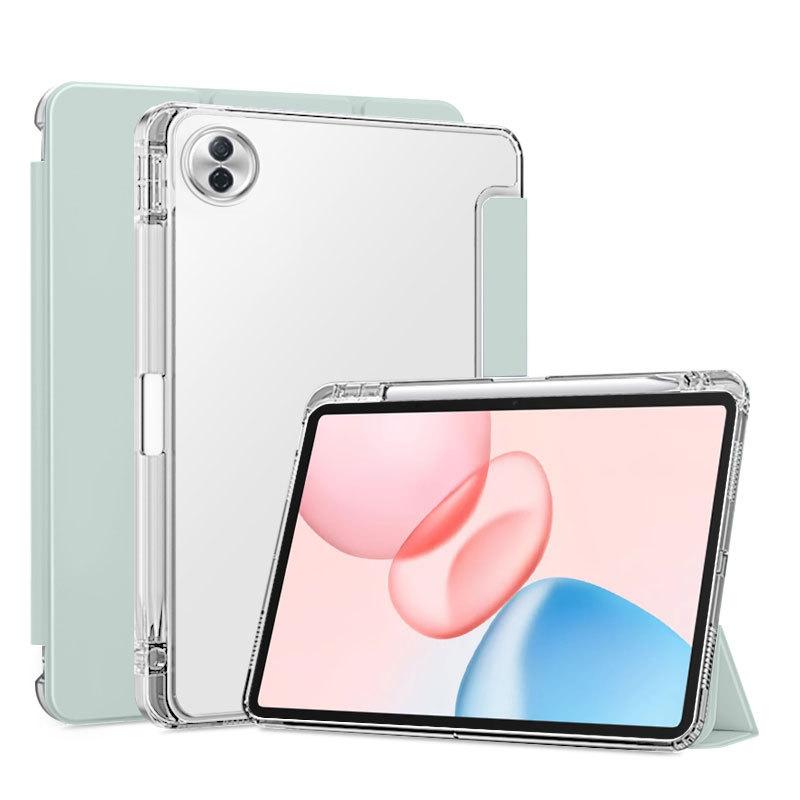 For Huawei Honor Pad 10 Case HEY3-W00 HEY3-W10 12.1inch with Pen Holder Trifold PU Leaher TPU Back Stand Tablet Funda