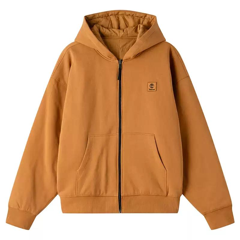 

Timberland Solid Color Sports Zip Double-Sided Hooded Long Sleeve Sweatshirt Men tops A6XBJ-P47 M