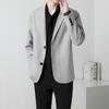 Blazer Social Homme Coupe Ajustée Printemps Été Veste Formelle d'Affaires Veste de Costume Jeune pour le Bureau