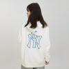 MLB X Disney Sweatshirt Unisex Ivory White 3AHDD1014-50IVS