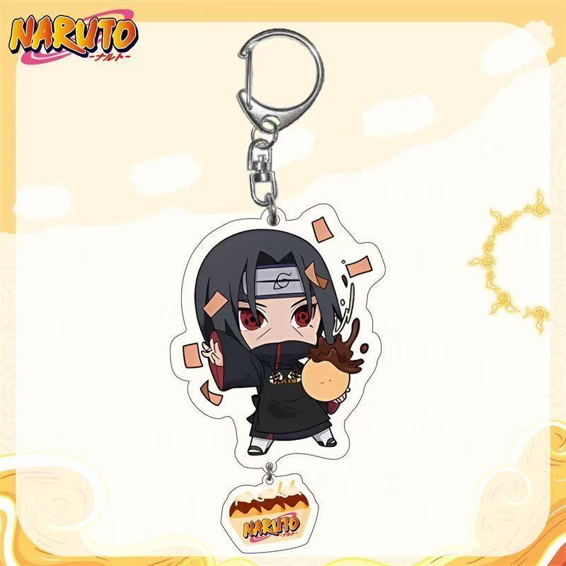 Anime Naruto Acryl Schlüsselanhänger Mithelfer Uzumaki Naruto Cartoon Schlüsselanhänger