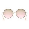 Dior Gold Frame Pink Green Gradient Round Sunglasses Men sunglasses DIORSOCIETY2F-DDB-6086