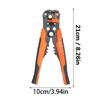 Industrial Multi Task Wire Stripper Tool For Electricians Convenient Design With Piercing Alloy Cutter Comfortable Grip