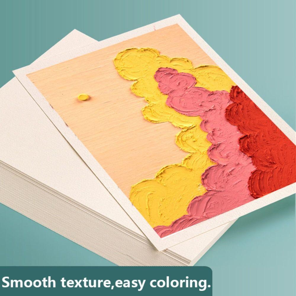 50Sheets/Set Multi-size Oil Pastel Special Paper Blank Drawing Paper  Crayon Painting