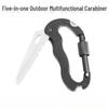 Stainless Steel 5-in-1 Multi-tool Carabiner
