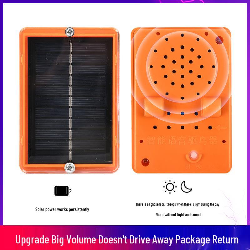 Solarbetriebener Reflektierender Vogelabwehrer - Outdoor Obstgarten- & Ackerland-Abschreckwerkzeug