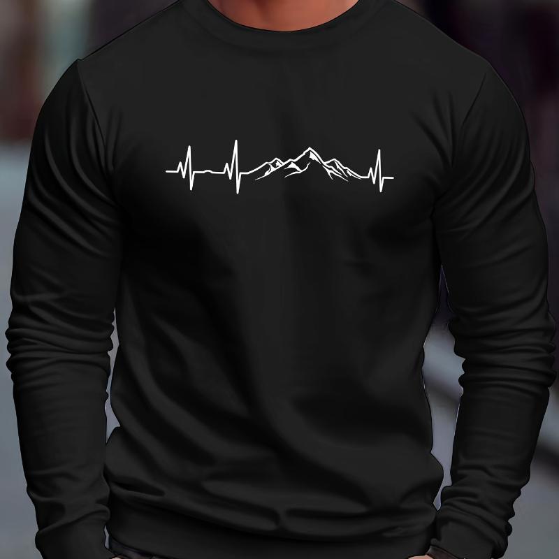 

Men s Fleece Lined Crew Neck Sweatshirt, Cloud-Soft Touch, Winter Family S