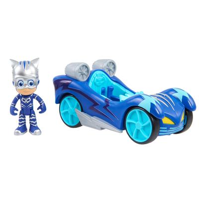 PJ Masks Turbo Blast Racers Figurine et Véhicule Catboy et Cat-Car