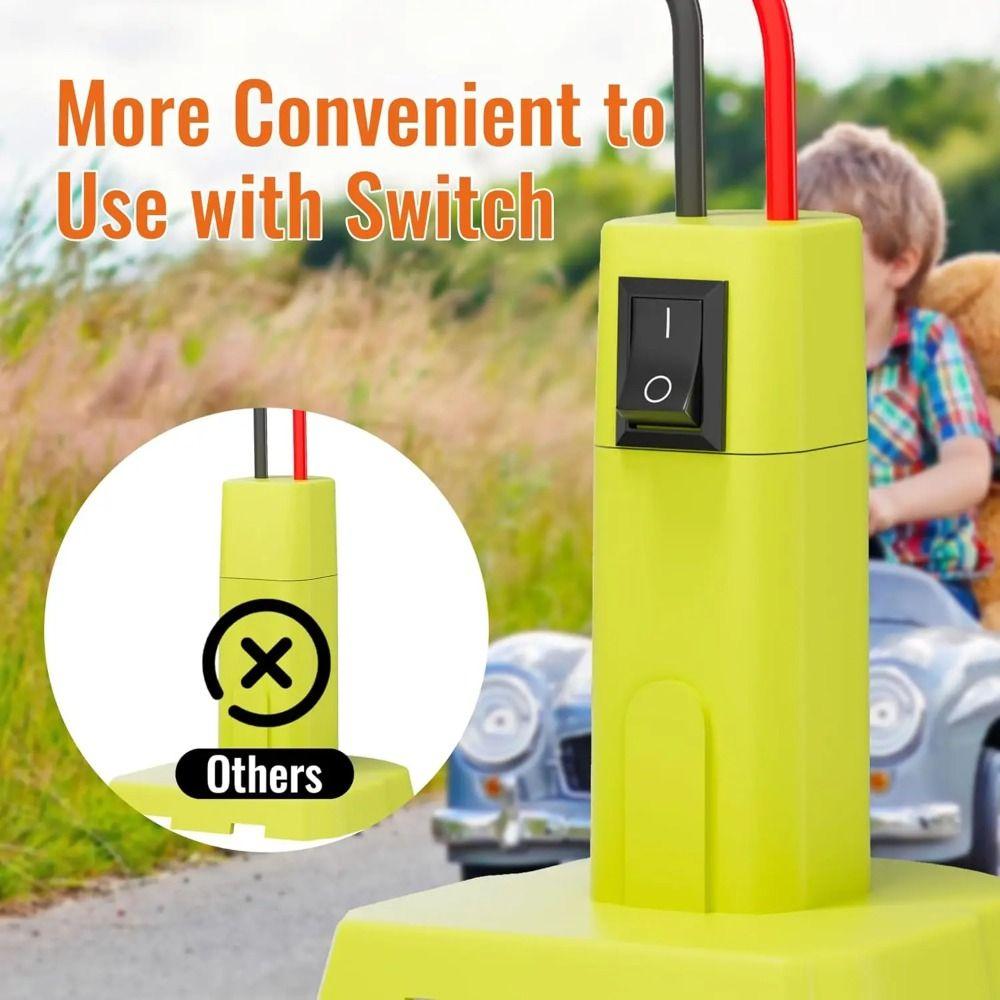 With Fuse Switch Power Wheels Adapter Safety DIY Adapter Battery Adapter Connector  18V Battery