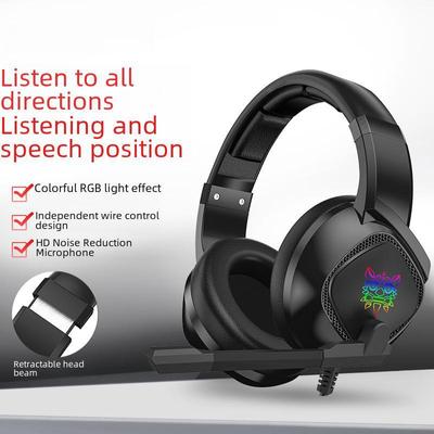 ONIKUMA K19 Kabelgebundenes Gaming-Headset für PC, PS4 - Over-Ear-Design, Geräuschunterdrückendes Mikrofon
