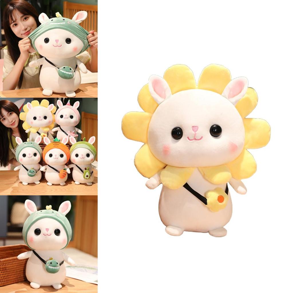 8/15.7in Rabbit Plush Toys | Soft Stuffed Animal Dolls | Kids Gift