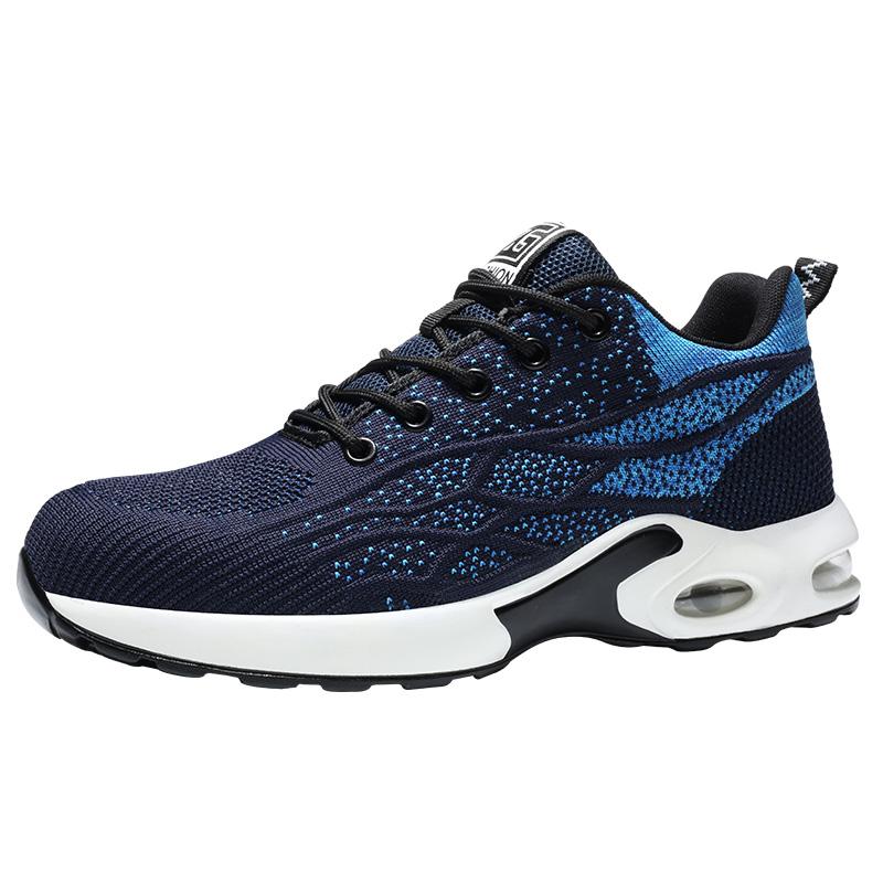

Protective Safety Shoes Men Women Work Safety Boots Steel Toe Shoes Anti-puncture Air Cushion Work Shoes Sneakers Unisex 36