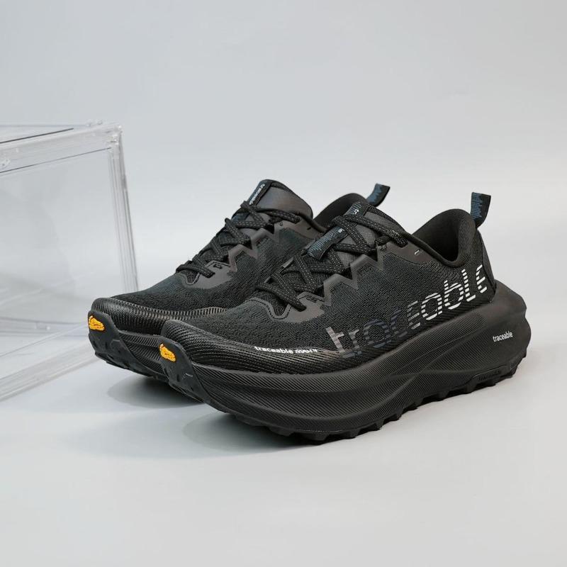 Origineel Merk Ontwerper Brede Voet Wandelen Joggen Schoen Top Kwaliteit Draagbaar Atletische Hardloopschoen Dikke Zool Hardloopschoen 45 zwart
