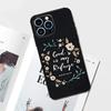 Jesus God Bible Quotes Case For iPhone 17 Pro Max 17 Air 11 14 15 16 Pro Max 12 13 Mini 16 Plus 16e Phone Cover