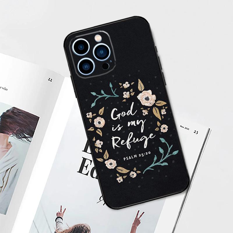 Jesus God Bible Quotes Case For iPhone 17 Pro Max 17 Air 11 14 15 16 Pro Max 12 13 Mini 16 Plus 16e Phone Cover