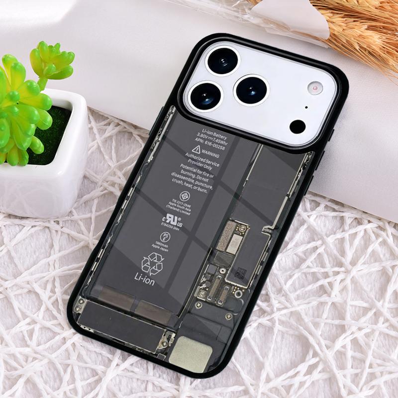 Motherboard Circuit Board Shockproof Phone Case for iPhone 17 Air 16e 15 11 12 14 13 Pro Max Cover Coque