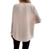 Women's Long Sleeve Knit Tops Casual Summer Fashion Off Shoulder T-Shirt Loose Tops