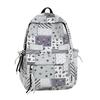 School bag new cute and sweet student backpack cartoon star print middle and high school backpack, Korean style INS casual backpack