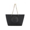 Logo Tote Bag Shopping Bag Fabric And Faux Leather Handheld Shoulder Bag Medium Women Tote Bags Black 152313-001
