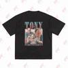 Tony Soprano Homage Short Sleeve Tee 100% Cotton T-Shirt