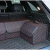 1PCS Car Trunk Storage Box Large Capacity Car Multi-purpose Tool Storage Bag Storage and Sorting Leather Folding Emergency Bag