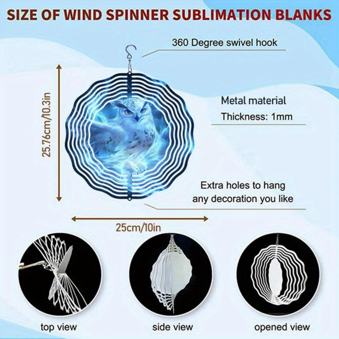 

Магическая Сова Колокольчик Ветра Подвесной Вращающаяся Ветряная Скульптура для Сада, Двора, Декора, Художественное Украшение