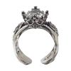 Artemis Kings Rose Ring with White Free Silver and 925 Silver Ring Topaz, Size, AKR0063, Accessory, Men's Women's Jewelry,