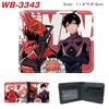 Japanese Anime Chainsaw Man Cute Cartoon Comics Purse Student Game Wallet Credit Card Holder