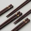 Chop Sticks Set 5 Pairs Japanese Sushi Chopsticks Natural Wooden Eco-Friendly Reusable Wood Korean Chinese Food